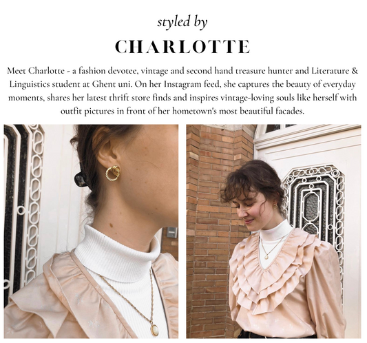 Charlotte Styling the Amy March Necklace